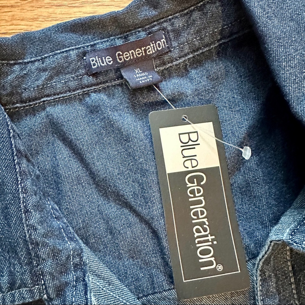 Blue Generation button down - Picture 2 of 3